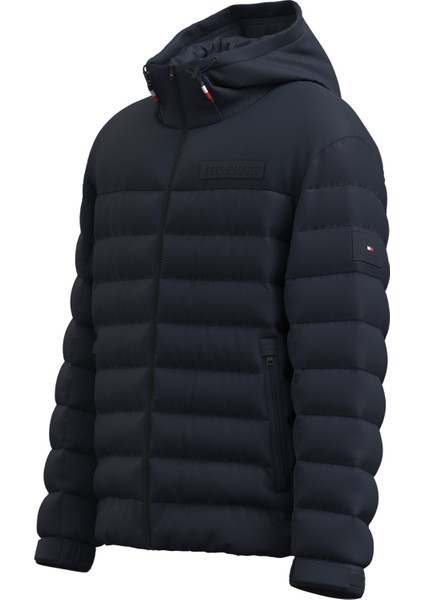 Tommy Hilfiger Mıd New York Hooded Jacket Erkek Mont