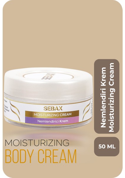 Nemlendirici Krem - Moisturizing Cream - Sebax Dermokozmetik