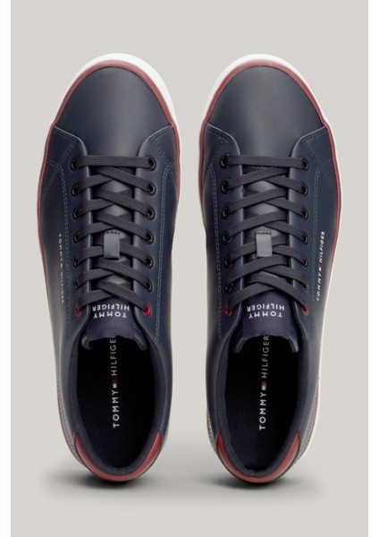Th Hı Vulc Core Low Leather Erkek Sneaker Ayakkabı