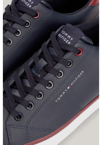 Th Hı Vulc Core Low Leather Erkek Sneaker Ayakkabı