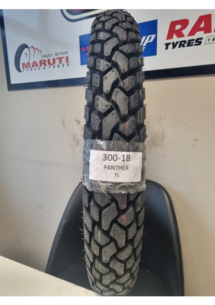 Maruti Tyres 300-18 Motosiklet Lastiği Tl (Tubeless - Dubleks) PANTHER121