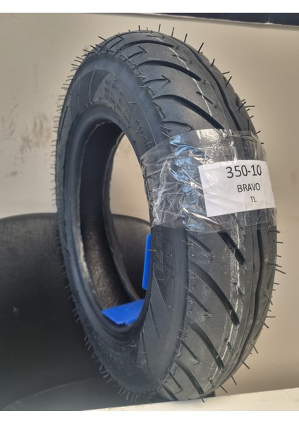 Maruti Tyres 350-10 Motosiklet Lastiği Tl (Tubeless - Dubleks) Bravo