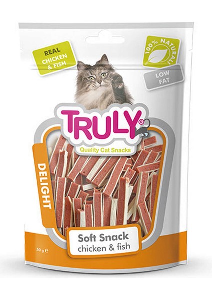 Yumuşak Kedi Ödülü Tavuk-Balik Sandwich 50GR x 3 Adet 276097