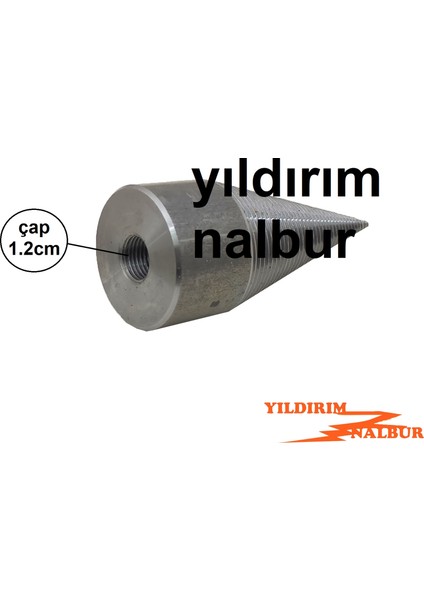 45 mm Çelik Odun Yarma Matkap Ucu Kalın Sds Plus Yarma Kaması Çelik Odun Kesme Kırma Parçalama Keskisi