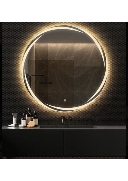90X90 Dokunmatik Ledli Banyo Aynası