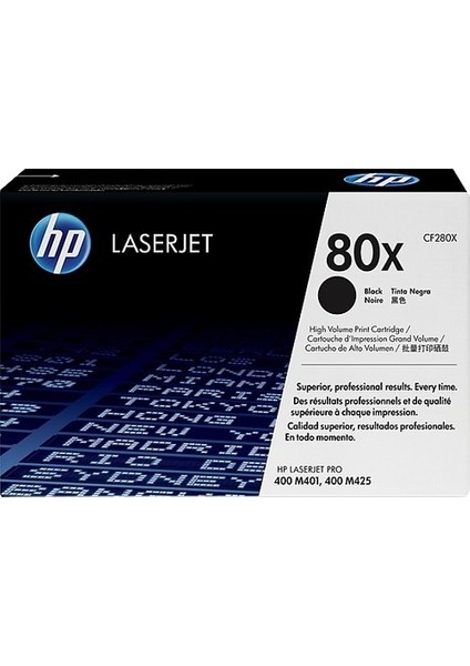 Hp (80X) CF280X Orjinal Toner Yüksek Kapasite CF270A