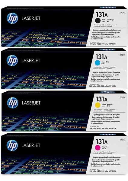Hp 131A Orjinal Toner 4'lü Set CF210A-CF211A-CF212A-CF213A M251N