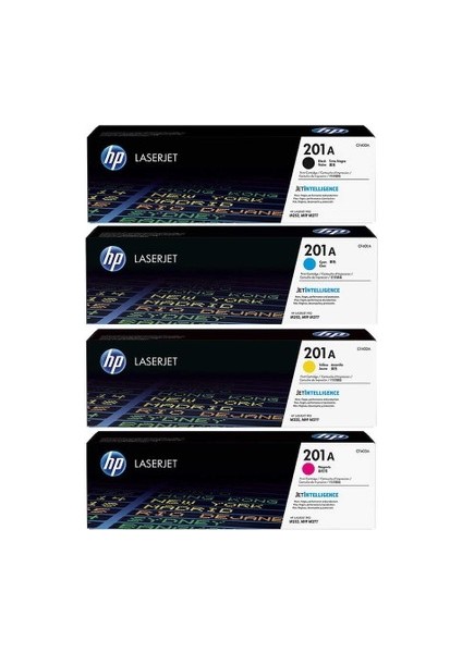Hp 201A Orjinal Toner 4'lü Set CF400A-CF401A-CF402A-CF403A M252DW