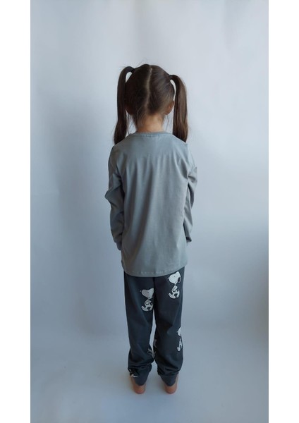 Unisex 4 Mevsim Çocuk Pijama Takımı fırsatları