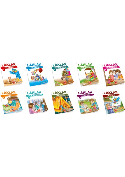 Laklak Hikaye Serisi 10 Kitap - Sema Sürmeli Ünlü fiyatları