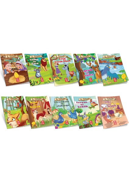 La Fontaine Masalları Hikaye Serisi 10 Kitap fiyatları