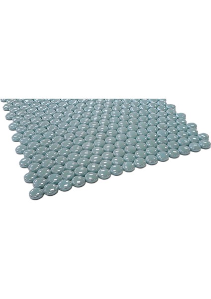 Mutfak Tezgah Arası, Banyo, Havuz, Sauna, Spa, Ev, Bahçe ve İşyeri, Yaşam Alanlarının Tüm Yüzeyleri İçin 22 Mm. Yuvarlak Cam Mozaik. ( 1 m2 fiyatıdır )