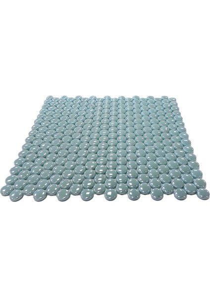 Mutfak Tezgah Arası, Banyo, Havuz, Sauna, Spa, Ev, Bahçe ve İşyeri, Yaşam Alanlarının Tüm Yüzeyleri İçin 22 Mm. Yuvarlak Cam Mozaik. ( 1 m2 fiyatıdır )