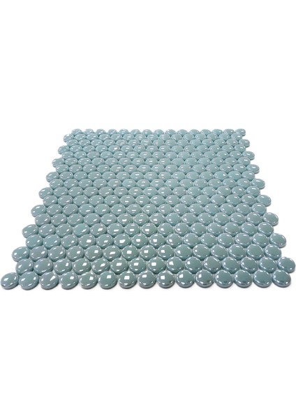 Mutfak Tezgah Arası, Banyo, Havuz, Sauna, Spa, Ev, Bahçe ve İşyeri, Yaşam Alanlarının Tüm Yüzeyleri İçin 22 Mm. Yuvarlak Cam Mozaik. ( 1 m2 fiyatıdır )