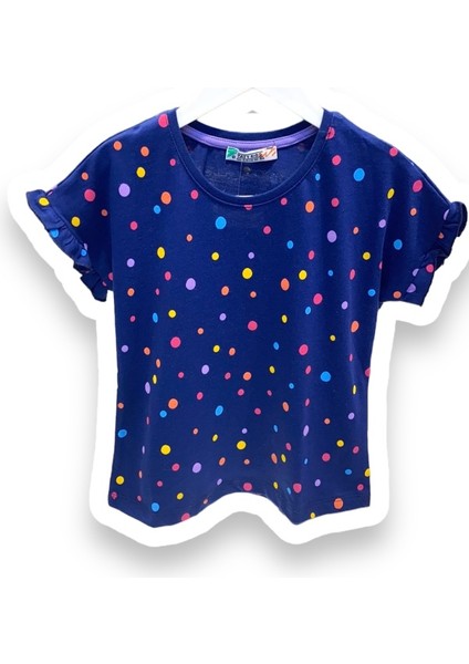 Kız Çocuk Puantiyeli Renkli Pijama Takımı fiyatları