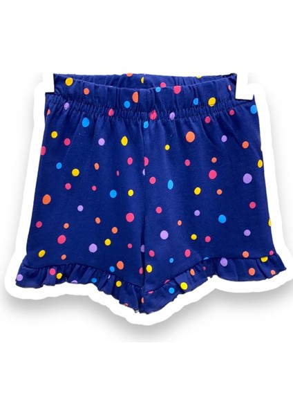 Kız Çocuk Puantiyeli Renkli Pijama Takımı modelleri