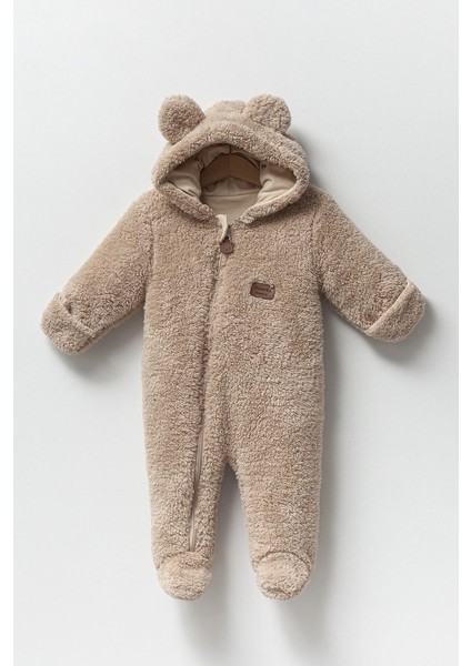 s Unisex Bebek Astronot Welsoft Penye Astarlı Kendinden Eldivenli Bebek Tulumu, Bebek Uyku Tulumu