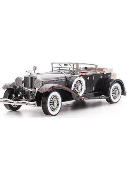 Dıy 3D Metal Puzzle 1935 Duesenberg Klasik Arabası Hediyelik Maket 14 Yaş 91 Parça