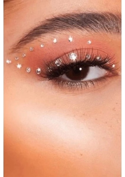 Saç Taşı Aksesuar Incili ve Pırlantalı Euphoria Saç Sticker Saç Süsü Vücut Yüz ve Saç Taşı 200 Adet