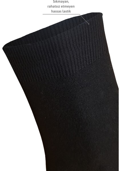 KBC Socks 12'li Siyah Dikişsiz Bambu Erkek Yazlık Çorap Seti / Siyah-Laci-Füme-K.rengi