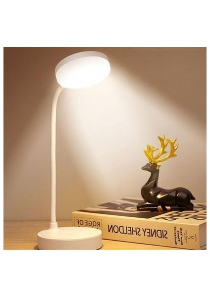 Yuvarlak Usbli Dokunmatik 3 Kademeli 360 Derece Özel Göz Korumalı LED Lityum Masa Lambası fırsatları