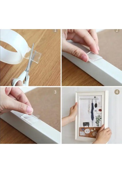 Çift Taraflı Üst Kalite Suya Dayanıklı Nano Bant Kuvvetli Silikon Yapıştırıcı 2mt modelleri