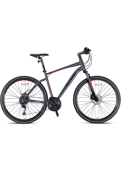 TX300 Hidrolik Disk 28 Jant Trekking Bisiklet Mat Siyah-Turkuaz-Fume 41 cm fırsatları