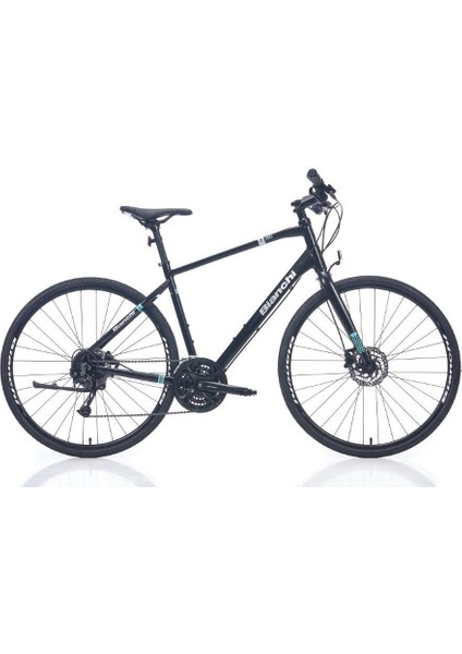 T0011 Hidrolik Fren 27 Vites Şehir Bisikleti Siyah-Gri 50 cm