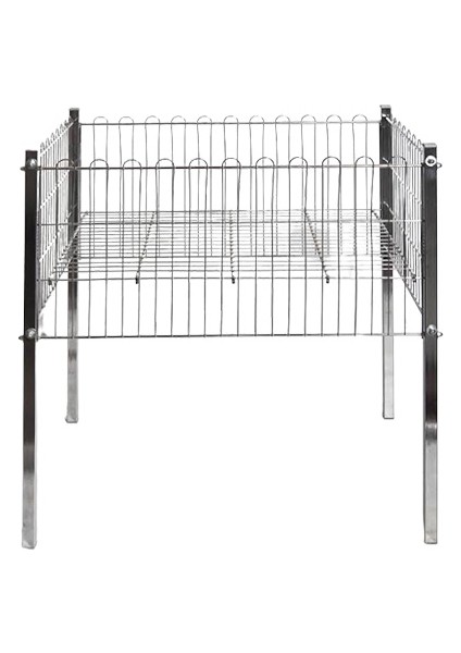 2 Adet 60X80 cm Profesyonel Portatif Kampanya Sepeti, Profil Ayaklı ve Çok Amaçlı Sepet