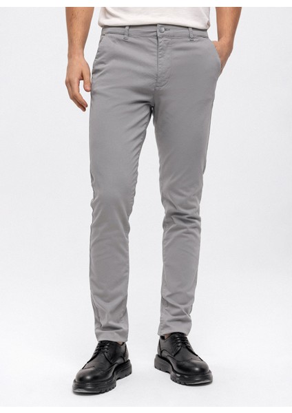 Taş Rengi Slim Fit Pamuklu Chino Pantolon fiyatları