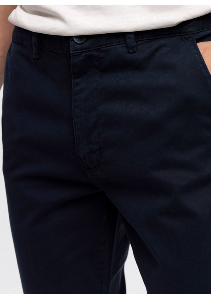 Lacivert Slim Fit Pamuklu Chino Pantolon fırsatları