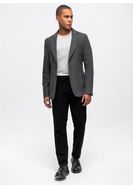 Antrasit Slim Fit Mono Yaka Ceket fiyatları