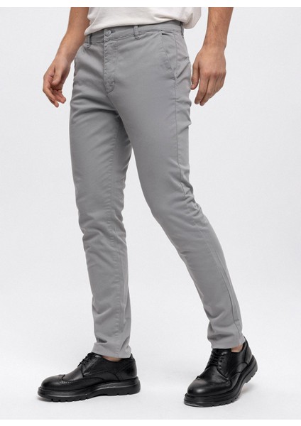 Taş Rengi Slim Fit Pamuklu Chino Pantolon modelleri