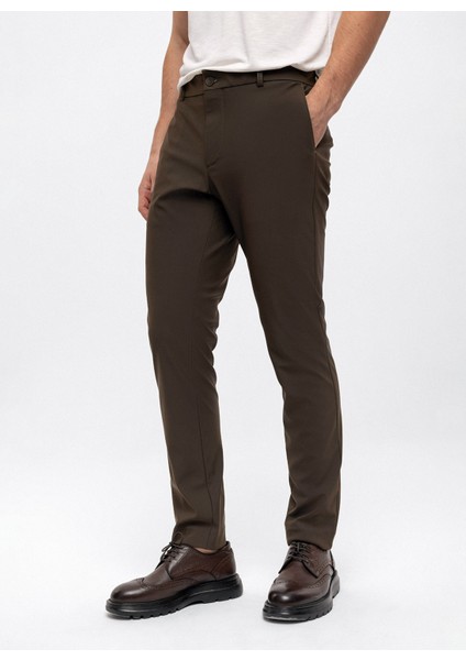 Slim Fit Haki Erkek Pantolon B33W31001
