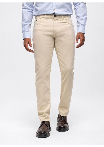 Slim Fit Koyu Bej Erkek Pantolon B33W32000 modelleri