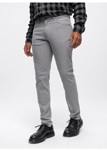 Back And Bond Slim Fit Gri Erkek Pantolon B33W32004