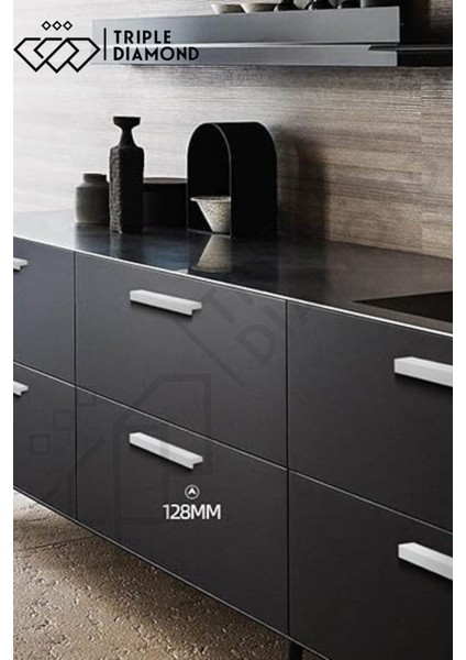 160 mm Krom Çekmece Kulpları Dolap Mutfak Mobilya Kulpu 1 Adet ( 16 cm ) = 160MM modelleri