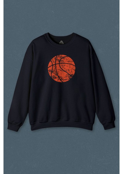 So Cool Basketball Vintage Grunge Retro Basket Topu Baskılı Unisex Sweat