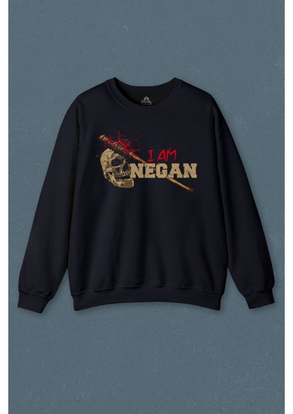 So Cool I Am Negan The Walking Dead Yürüyen Ölüler Baskılı Unisex Sweat