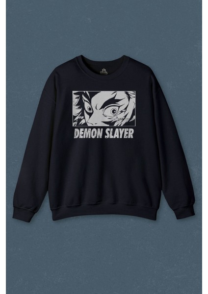 Demon Slayer Anime Baskılı Unisex Sweat
