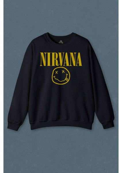 So Cool Nirvana Hanson Müzik Grubu Logo Nirvana Music Grou Baskılı Unisex Sweat