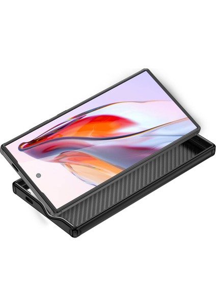 Galaxy S24 Ultra Kılıf Aramid Karbon Fiber Magsafe Özellikli Wlons Radison Kapak fiyatları