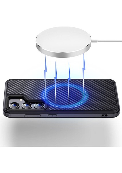 Galaxy S24 Ultra Kılıf Aramid Karbon Fiber Magsafe Özellikli Wlons Radison Kapak indirimleri