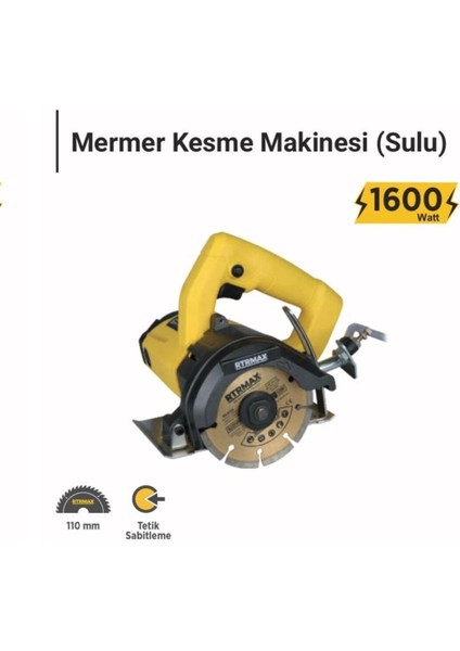 Mermer Kesme Makinesi (Sulu) RTM3880