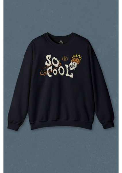 Skull Logo Y2K Kuru Kafa Galaksi Uzay Galaxy