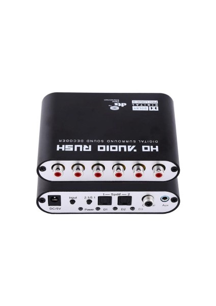 Optik Surround Ses Çevirici Aux Surround Çevirici Coaxial Surround Ses Dönüştürücü