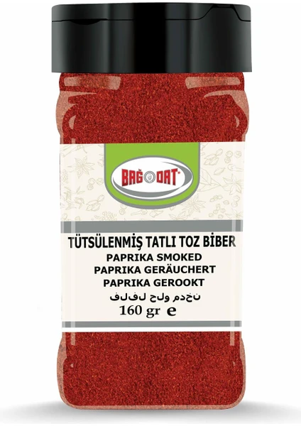 Bağdat Baharat Tütsülenmiş Tatlı Kırmızı Toz Biber 160 gr