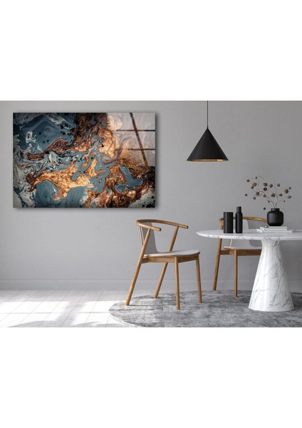 Gri Mermer Temperli Cam Duvar Tablosu fırsatları