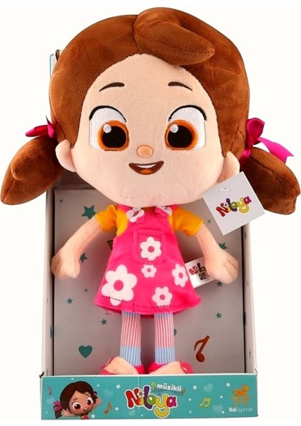 Lisanslı Niloya Kalpli Müzikli Peluş Oyuncak Sesli Bebek 35 Cm. fiyatları