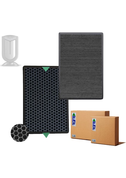 / Fakir Vigor Plus Filtre Hepa Karbon Filtre Smoky Siyah